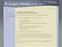 Tablet Screenshot of gregmermel.com
